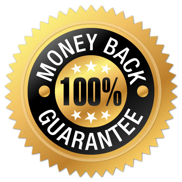 100% Satisfaction 60 Day Money Back Guarantee